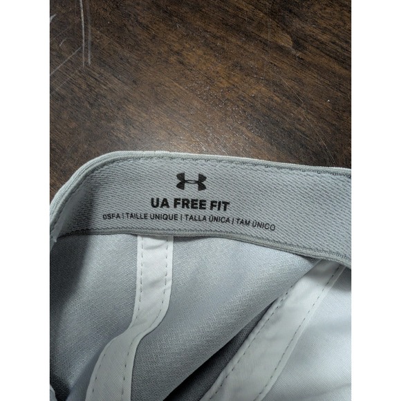 Under Armour Hat Womens Gray Strap Back UA Free Fit Golf Tennis Jogging Gym Yoga - Picture 2 of 3